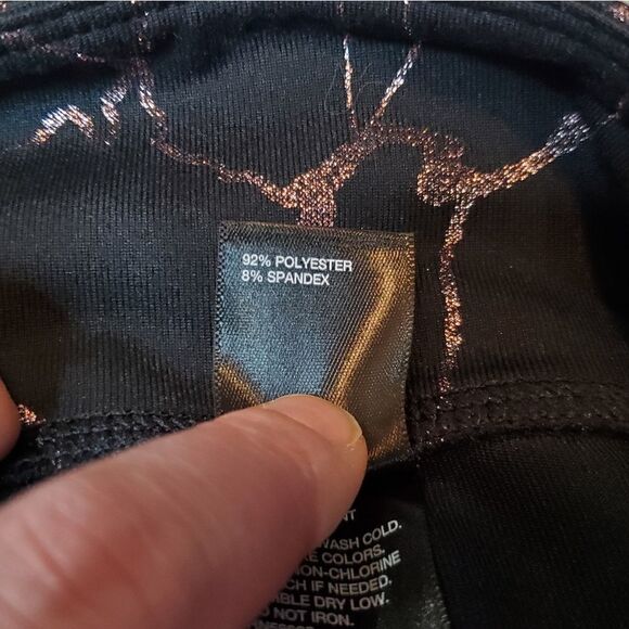 ZELLA Black Glisten Leggings - Sz. Small (7-8) - Picture 6 of 8